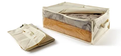 Aufbewahrungstasche Easybag, 50x35x20 cm, 2 St., Beige