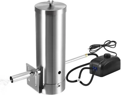 Produktbild von Kaltrauchgenerator, Edelstahl, Kaltraucherzeuger für Räuchergeräte, Grills und Rauchöfen, Rauchspiralen für Fisch, Fleisch, Käse und Gemüse, langlebiger Kaltrauchgenerator