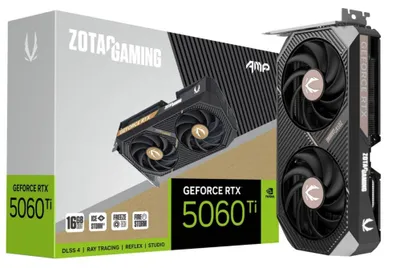Produktbild von GeForce RTX 5060 Ti AMP 16GB (DLSS 4, 3x DisplayPort, 1x HDMI 2.1)