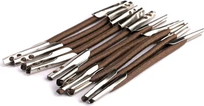 Produktbild von RINGELSPITZ - Elastische Schnürsenkel ohne Binden - Smart! Gummisenkel - 6,5 cm, marrone scuro