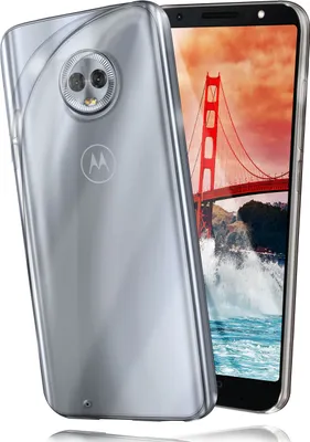 Produktbild von AERO-Case für Motorola Moto G6, Farbe:Crystal-Clear