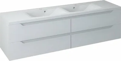 Produktbild von Sapho WAVE Doppelunterschrank 179,7x50x47,8cm, weiß