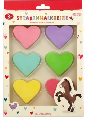 Produktbild von Straßenmalkreide Herzen - Mein Kl.Ponyh