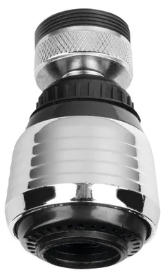 Productafbeelding van Aqualine perlator met kogelgewricht en omsteller, vermindering (M22x1 en M24x1), chroom/ABS
