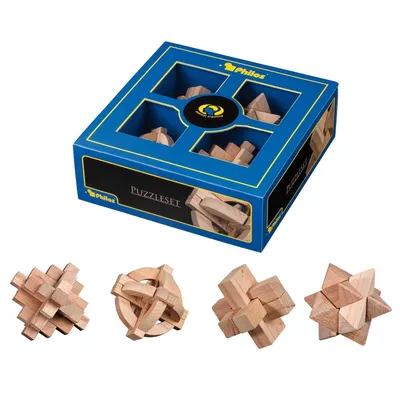 Produktbild von Puzzleset Buche, 4 Spiele, für 1 Spieler, ab 6 Jahren