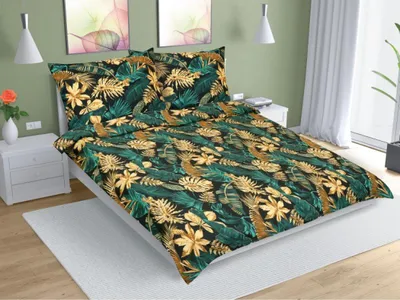 Immagine prodotto di Biancheria da letto in cotone - Verde, grigio - 140x200, 70x90