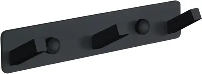 Produktbild von Mexen dreifach drehbarer Handtuchhaken, Schwarz - 709173-70