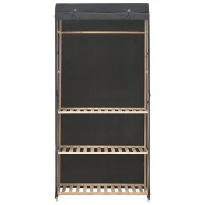 Immagine prodotto di vidaXL armadio a 3 piani grigio 79 x 40 x 170 cm tessuto