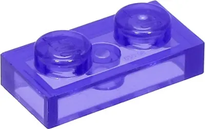 Produktbild von 1 Stück LEGO, Teil Nr. 3023 in Trans Lila (Trans Purple)