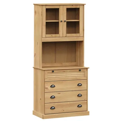 Obrázek produktu pro Příborník VIGO 80 x 40 x 176 cm masivní borové dřevo