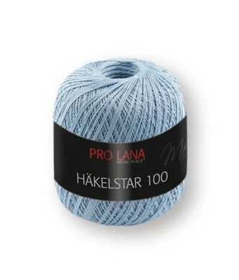 Produktbild von Pro Lana Häkelstar 100,100g,100% Baumwolle,Filethäkelgarn,566m LL, NS 1,5-2 mm 56 hellblau