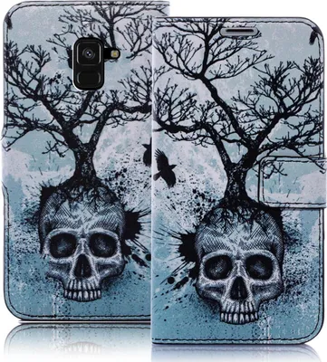 Produktbild von Samsung Galaxy A8 (2018) Bookstyle Bildtasche QBY-009