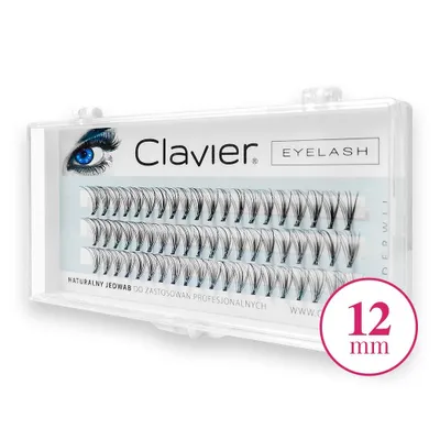 Obrázok produktu pre Prírodné Hodvábne Riasy Clavier Dĺžka 12mm