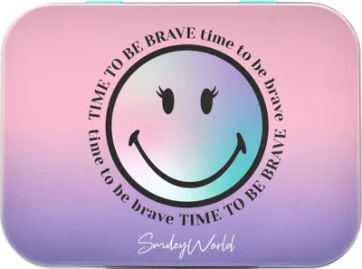 Produktbild von Smiley World Kinderpflaster Lizensiertes Produkt - Metall-Box - 24 Pflaster - Schönes Design Pflaster Aufbewahrungsbox für Kinder - 1 Box