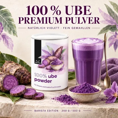 Produktbild von Ube Pulver, 100% Purple Yam Pulver von den Philippinen