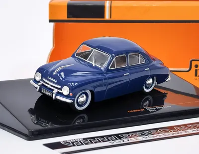 Zdjęcie produktu dla Skoda 1200 (1952) Blue IXO 1:43