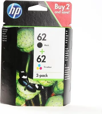 Produktbild von HP 62 Original Druckerpatrone - black - magenta - cyan - gelb