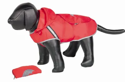 Produktbild von Nobby 68441, Hund, Regenjacke, Rot, Stoff, Einfarbig, Handwäsche