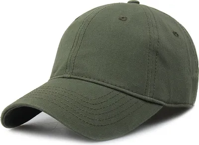 Produktbild von Baseball Cap Herren Damen Kappe Verstellbare Baumwolle Outdoor Running Freizeit Basecap(Grün)