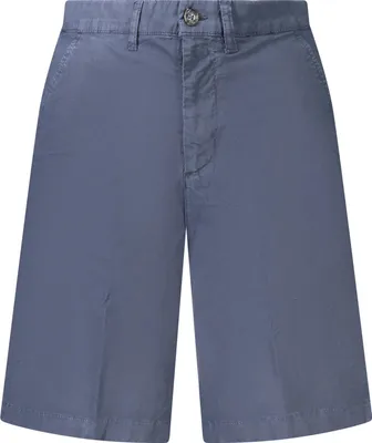 Produktbild von Herren Bermuda Shorts Blau - Regular Fit mit 4 Taschen und Logo