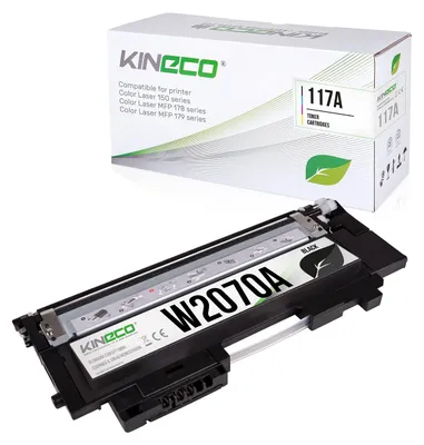 Produktbild von Kineco Toner kompatibel zu HP 117A ersetzt W2070A für HP Color Laser 150a 150nw 178nwg 179fwg
