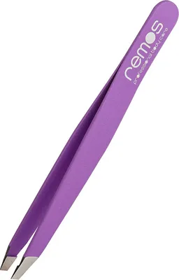 Obrázek produktu pro Profesionální pinzeta REMOS s extra jemnými hroty na vytrhávání obočí - fialová
