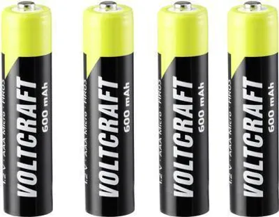 Produktbild von Endurance Micro AAA -Akku NiMH 600 mAh 1.2 V 4 St