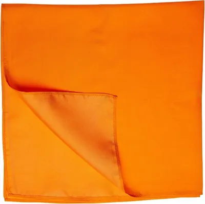 Produktbild von Nickituch Seidentuch orange Twillseide 53x53cm