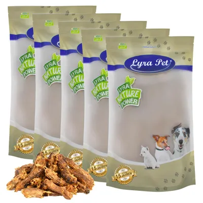 Produktbild von Schonend getrocknete Hühnerhälse, fettarm, kalziumreich, ohne Zusatzstoffe, 5 kg