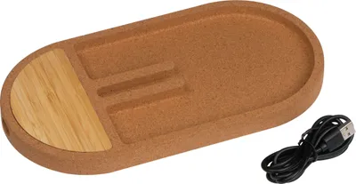 Produktbild von Deskorganizer mit Induktionsladestation / Schreibtischorganizer