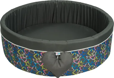 Immagine prodotto di Piscina a palline | Piscina a palline per bambini 98X30cm | Colore: nero con motivi colorati