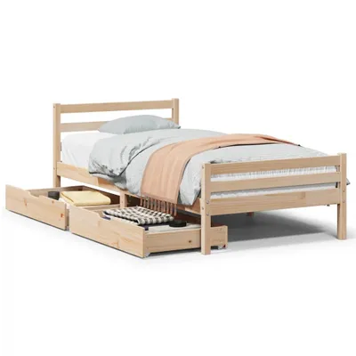 Produktbild von Massivholzbett ohne Matratze 90x200 Kiefernholz