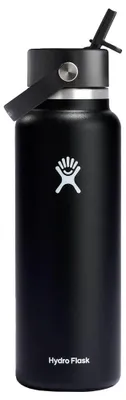 Produktbild von Hydro Flask 32 oz Wide Mouth with Flex Straw Cap Volumen 946 Farbe black