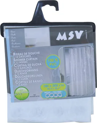 Produktbild von MSV 3700703992707, Muster, Ring, Polyvinylchlorid (PVC), Weiß, 180 mm, 200 mm