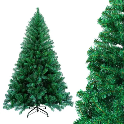 Immagine prodotto di TolleTour Albero di Natale Albero di Natale selezione floccatura verde 150cm