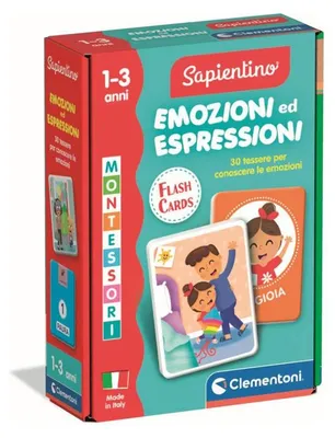 Immagine prodotto di Flashcard Montessori: Emozioni E Impressioni Per Bambini