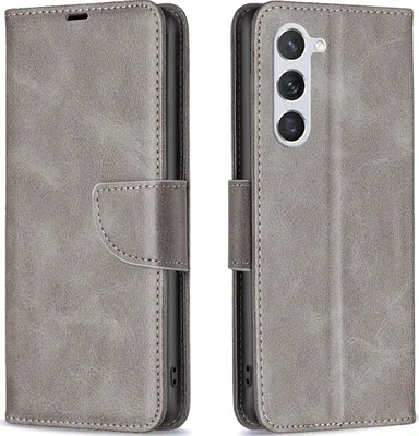 Produktbild von Mobigear Excellent  Samsung Galaxy S24 Hülle Klapphülle Geldbörse - Grau