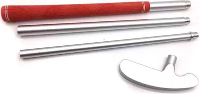 Immagine prodotto di INF Putter da Golf Smontabile - Putter Portatile Bimanuale per Principianti Rosso