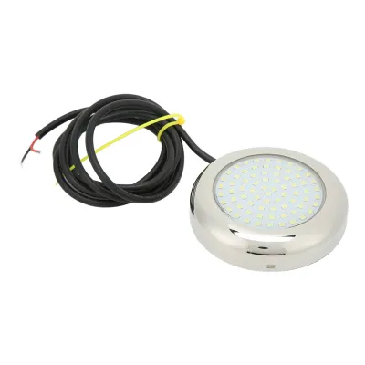 Produktbild von Marine Unterwasserlicht DC 12V 135° Winkel IP68 Wasserdichte Meerwasser-Innenschwanz-Schwimmbad-Kuppellampe