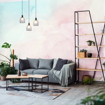 Produktbild von Muralo XXL Vlies FOTOTAPETE Pastell OMBRE Aquarell Dekor (B) 152,5 cm x (H) 104 cm Tapete Wandtapete WOHNZIMMER SCHLAFZIMMER 4687