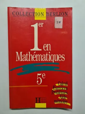 Image de 1er en mathématiques, 5e