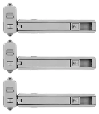Produktbild von Fenstersicherung Kindersicherung 3er Set selbstklebend ABS 8 cm Öffnungsbegrenzung ohne Bohren für Dreh Kipp Schiebefenster Haushalt Familie