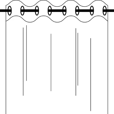 Produktbild von Gerster Ösenschal, uni B = 140 x H =235 cmTransparent Criss-Cross We Uni weiß