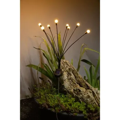 Zdjęcie produktu dla GALIX G4435 Dekoracja solarna w kształcie bukietu - 8 LED - 69 cm