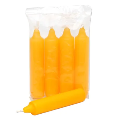 Obrázok produktu pre Sviečky EWA / JEKA - Adventné sviečky balenie 4 ks - veľkosť 12/500 - zlatožltá