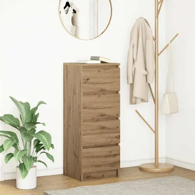 Image de vidaXL Sideboard Chêne Artisan 37,5x35x99 cm Bois composite