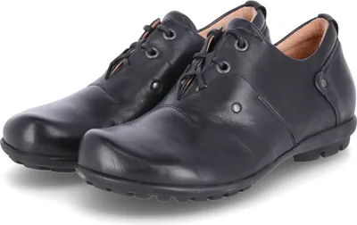 Produktbild von Think! Herren KONG chromfrei gegerbte nachhaltige Halbschuhe, SCHWARZ 0000