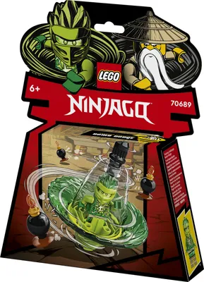 Produktbild von LEGO 70689 NINJAGO Lloyds Spinjitzu-Ninjatraining, Action-Spielzeug mit Ninja Spinner und Lloyd-Minifigur, ab 6 Jahre