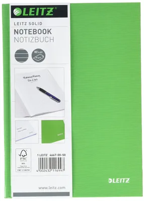 Image de Carnet de notes Leitz Solid 46670050 A5 HC 160S lin hgn