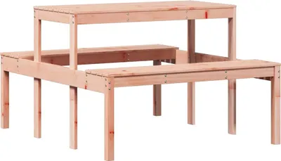 Produktbild von vidaXL Picknicktisch 110x134x75 cm Massivholz Douglasie